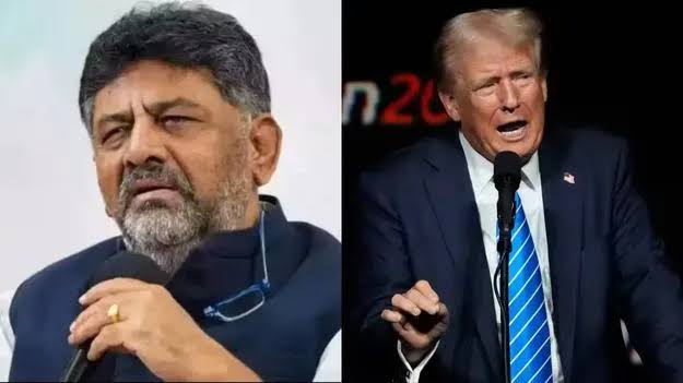 కాంగ్రెస్ పథకాలను ట్రంప్ కాపీ కొడుతున్నాడు.. డీకే శివకుమార్ వ్యాఖ్యలు వైరల్!