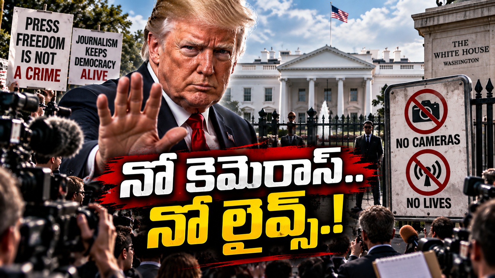 ట్రంప్కు మీడియా షాక్.. CNNకు మద్దతుగా 5 టీవీ నెట్వర్క్ల సంచలన నిర్ణయం!