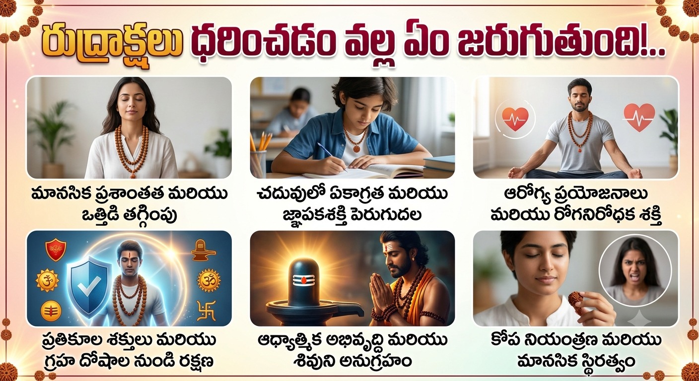 Spirituality: రుద్రాక్షలు ధరించడం వల్ల ఏం జరుగుతుంది!..