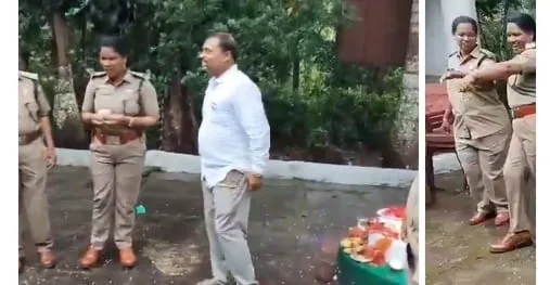 Ap : హద్దు మీరిన అధికారులు.. త్రివర్ణపతాకం ముందే నీచమైన డ్యాన్సులు!