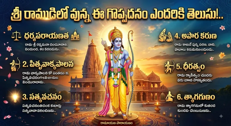 Spirituality: శ్రీ రాముడిలో వున్న ఈ గొప్పతనం ఎందరికి తెలుసు!..
