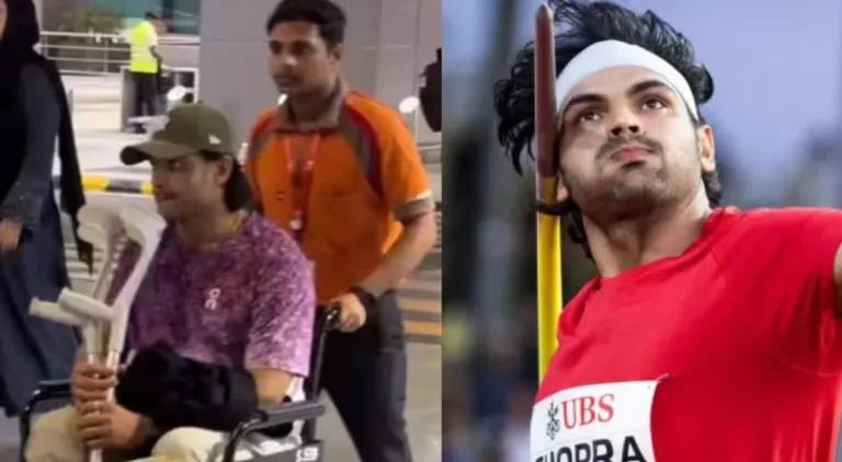 Neeraj Chopra: వీల్‌చైర్‌లో నీరజ్ చోప్రా.. అభిమానుల్లో తీవ్ర ఆందోళన!