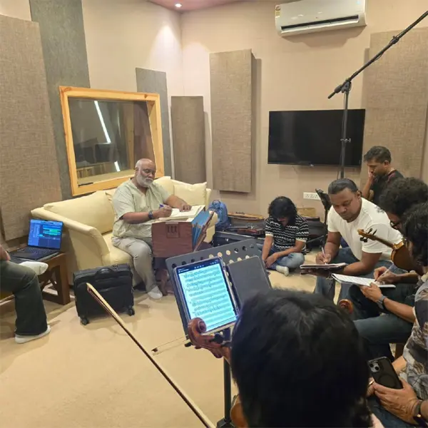 M.M.Keeravani: మ్యూజిక్ వర్క్లో వారణాసి..కీరవాణి అస్సలు రెస్ట్ తీసుకోవడం లేదా!