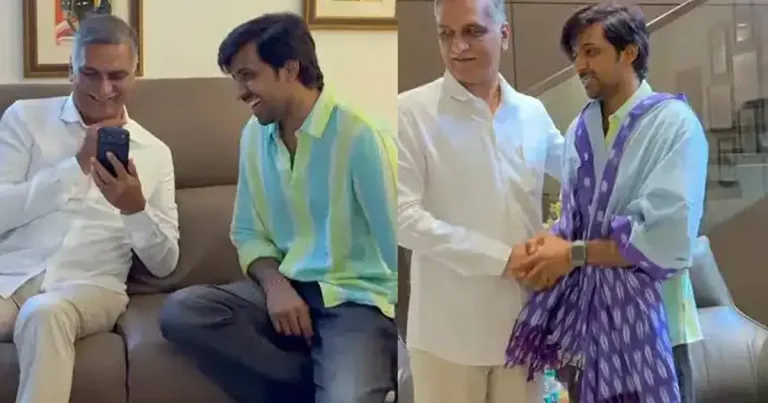 The Paradise: ‘ప్యారడైజ్’లో KCRను పోలిన పాత్ర.. ప్రియదర్శికి హరీష్ రావు సన్మానం!