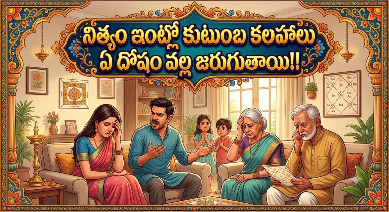 Spirituality: నిత్యం ఇంట్లో కుటుంబ కలహాలు ఏ దోషం వల్ల జరుగుతాయి!!