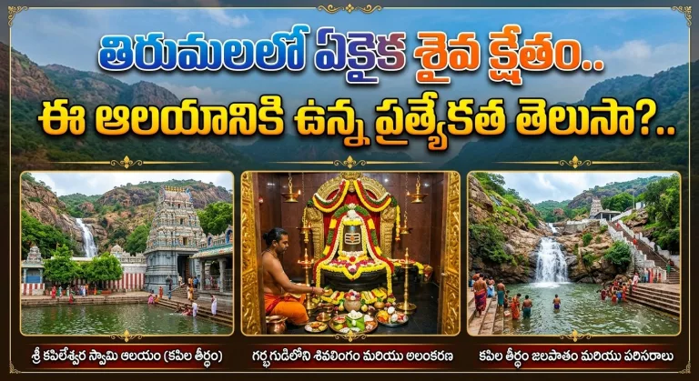 Spirituality: తిరుమలలో ఏకైక శైవ క్షేత్రం.. ఈ ఆలయానికి ఉన్న ప్రత్యేకత తెలుసా?..