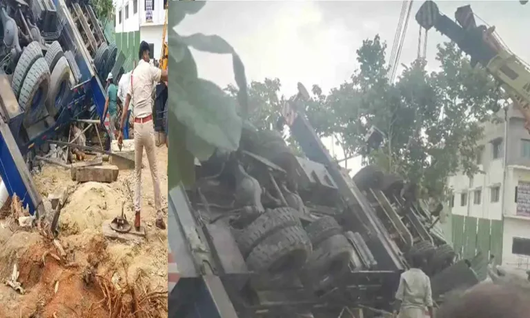 తిరుపతిలో ఘోర ప్రమాదం.. భారీ క్రేన్ పడి ముగ్గురు మృతి