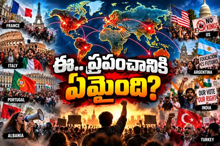 ప్రపంచవ్యాప్తంగా ప్రజాగ్రహం.. వీధుల్లోకి జనం! ప్రభుత్వాలకు సెగ