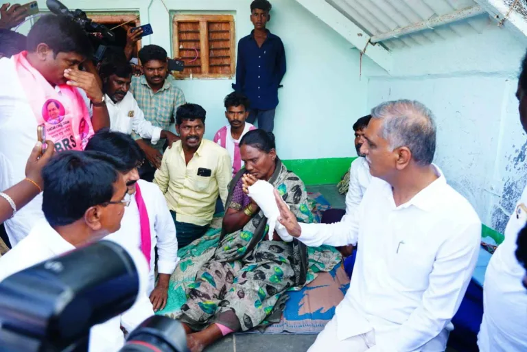 Harish Rao: ఒక్కొక్కరికి రూ.10లక్షలు ఇవ్వాలి- గద్వాల రోడ్డు ప్రమాద బాధితులకు హరీష్ రావు పరామర్శ