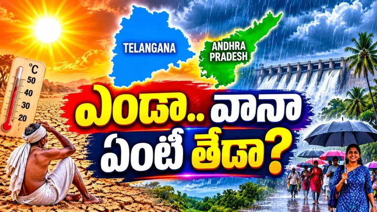 ఏపీలో వానల జోరు.. తెలంగాణ ఎండల హోరు! రుతుపవనాల వెనుక ఉన్న కథేంటి..?
