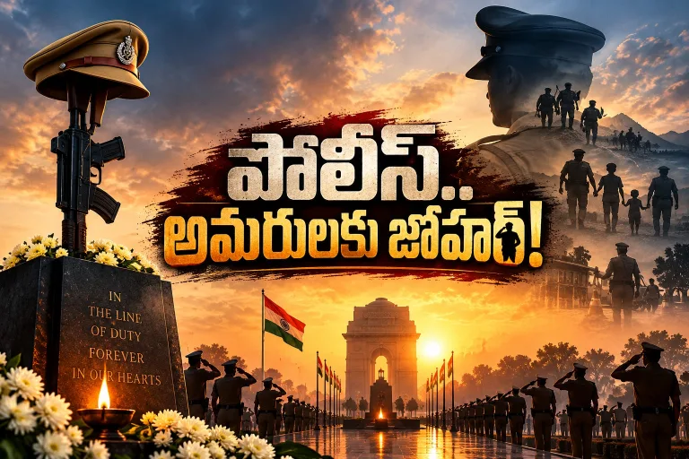 ప్రతి శ్వాస దేశం కోసమే.. పోలీసు అమరవీరులకు జోహార్లు!