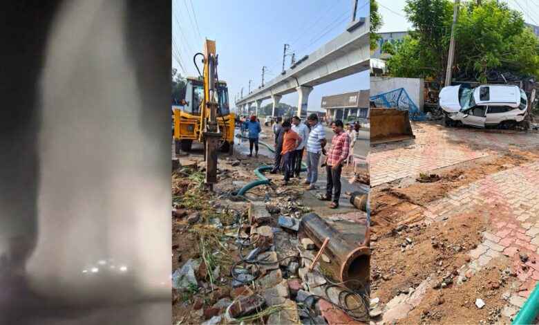 Nagole: నాగోల్‌లో ఘోర ప్రమాదం.. ఒకరు మృతి.. భారీగా తాగునీరు వృథా