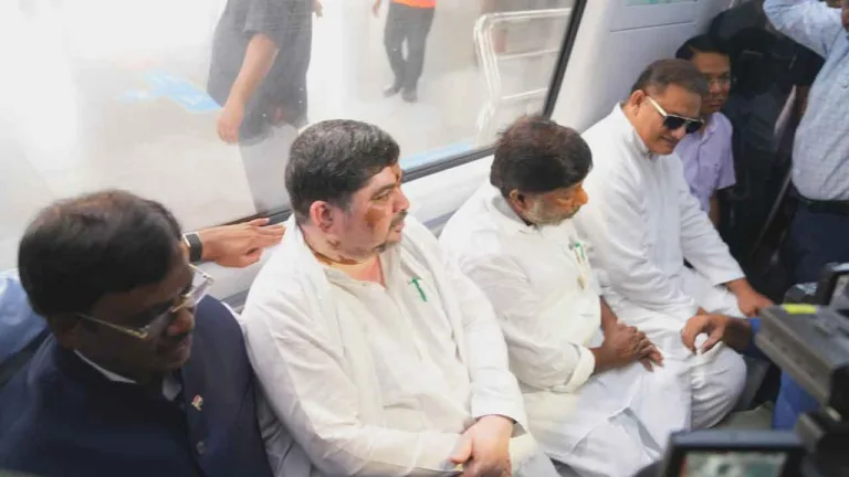 మెట్రో రైలులో ప్రయాణించిన డిప్యూటీ సీఎం భట్టి విక్రమార్క, మంత్రులు!