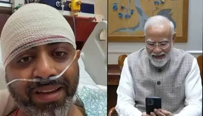 కెప్టెన్ స్మిత్ మచ్ఛార్తో ప్రధాని మోదీ వీడియో కాల్.. ధైర్యసాహసాలపై ప్రశంసల వర్షం!