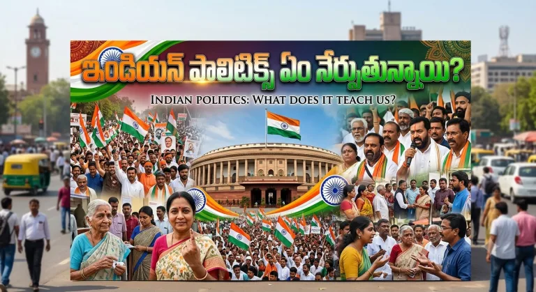 Indian politics: ఇండియన్ పాలిటిక్స్ ఏం నేర్పుతున్నాయి?