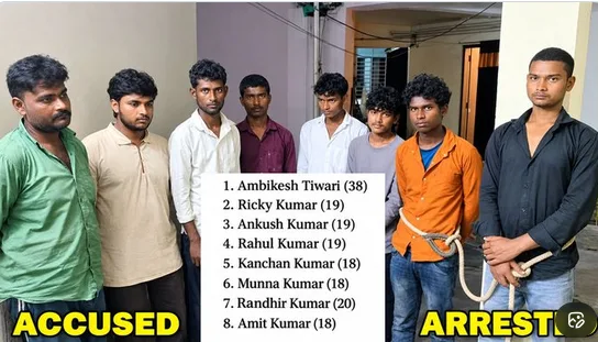 Crime : మనుషులా? ఉన్మాదులా? భర్త కళ్లెదుటే భార్యపై గ్యాంగ్ రేప్!.. ఆపై!