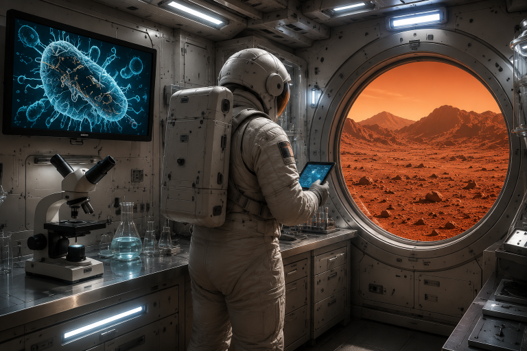 Space Bacteria: వ్యోమగాములకు కొత్త టెన్షన్.. అంగారకుడిపై సూక్ష్మజీవుల ముప్పు!
