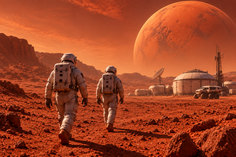 Space Bacteria: వ్యోమగాములకు కొత్త టెన్షన్.. అంగారకుడిపై సూక్ష్మజీవుల ముప్పు!