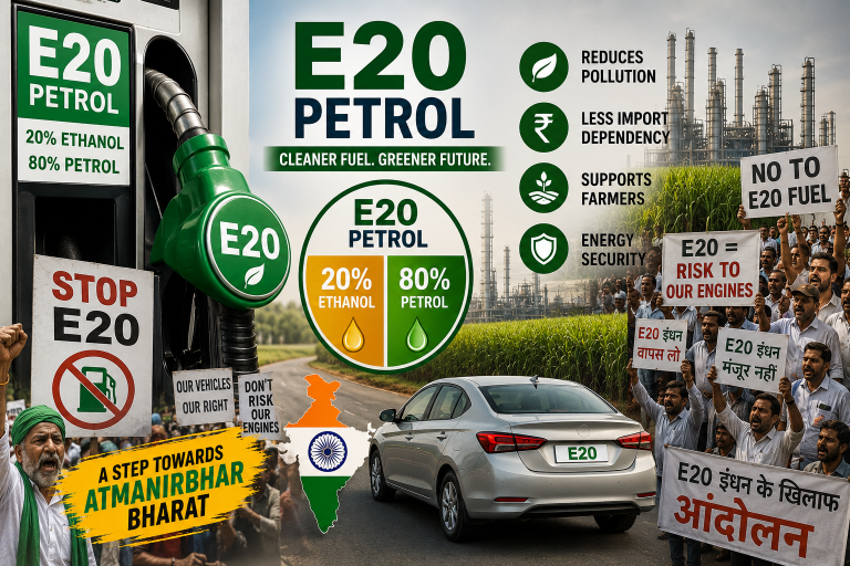 E20 పెట్రోల్.. దేశానికి వరమా..! ప్రజలకు భారమా..? ఆందోళనల వెనుక అసలు కథ ఇదే!