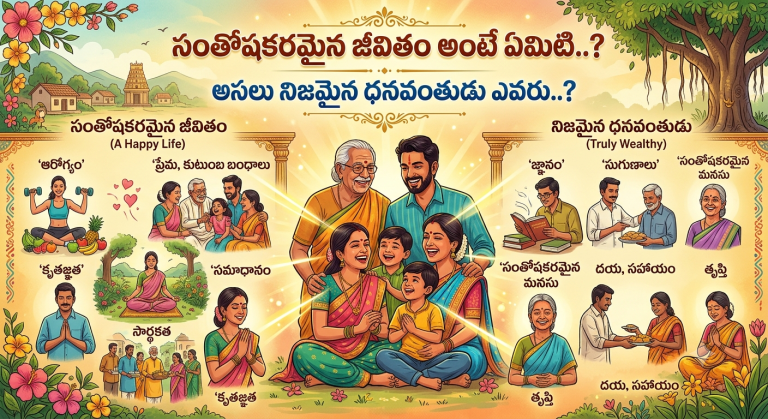 Spirituality: సంతోషకరమైన జీవితం అంటే ఏమిటి..? లోకంలో నిజమైన ధనవంతుడు ఎవరు..?