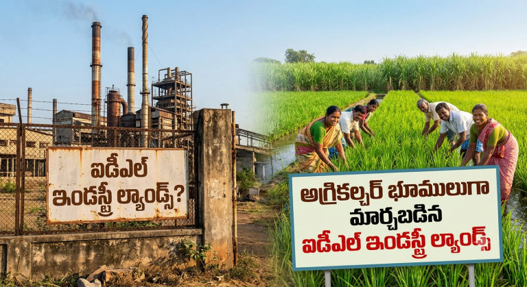 అగ్రికల్చర్ భూములుగా   ఐడీఎల్ ఇండస్ట్రీ ల్యాండ్స్?