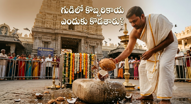 Spirituality:  గుడిలో కొబ్బరికాయ ఎందుకు కొడతారు?