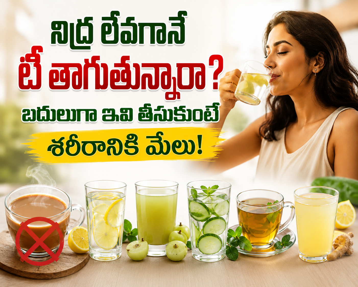 Health: నిద్ర లేవగానే టీ తాగుతున్నారా? బదులుగా ఇవి తీసుకుంటే శరీరానికి మేలు!