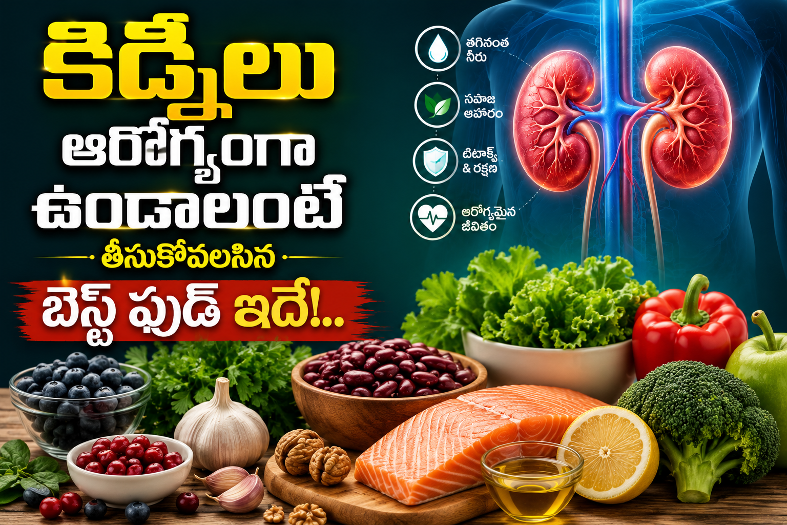 Health: కిడ్నీలు ఆరోగ్యంగా ఉండాలంటే తీసుకోవలసిన బెస్ట్ ఫుడ్ ఇదే!..