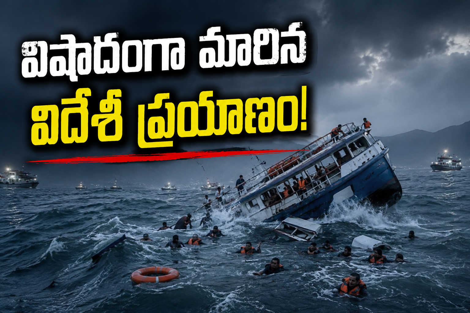 వైరల్ వీడియో:  విషాదంగా మారిన విదేశీ ప్రయాణం!..