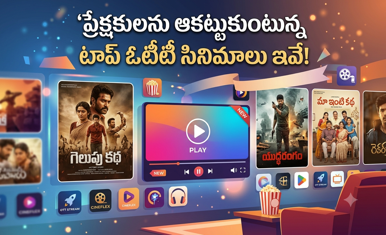 Top Ott Movies 2026:  ప్రేక్షకులను ఆకట్టుకుంటున్న టాప్‌ ఓటీటీ సినిమాలు ఇవే!..