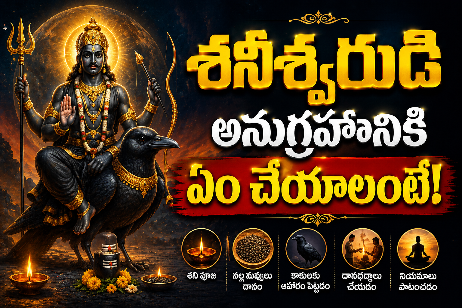 Spirituality: శనీశ్వరుడి అనుగ్రహనికి ఏం చేయాలంటే!..