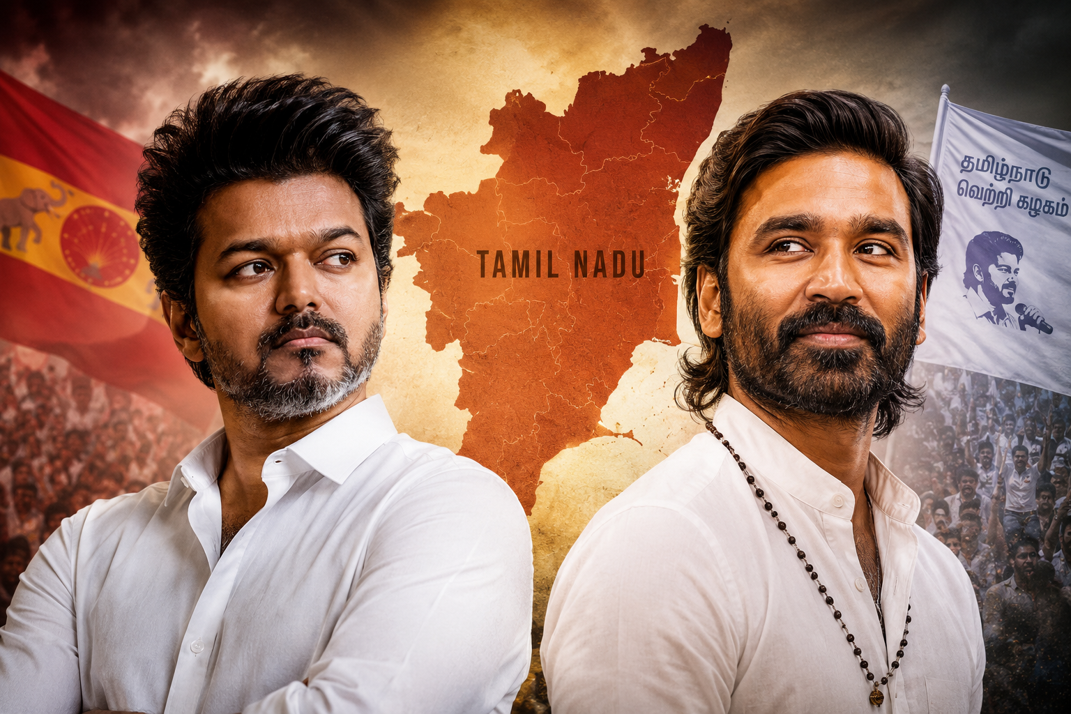 విజ‌య్‌ని ధ‌నుష్ ఢీ కొడ‌తారా..? ర‌స‌వ‌త్త‌రంగా త‌మిళ రాజ‌కీయాలు!