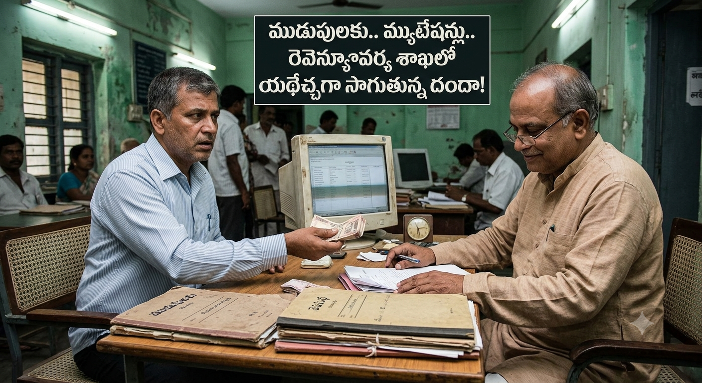 Nizamabad: ముడుపులకు.. మ్యుటేషన్లు.. రెవెన్యూ శాఖలో యథేచ్ఛగా సాగుతున్న దందా!..
