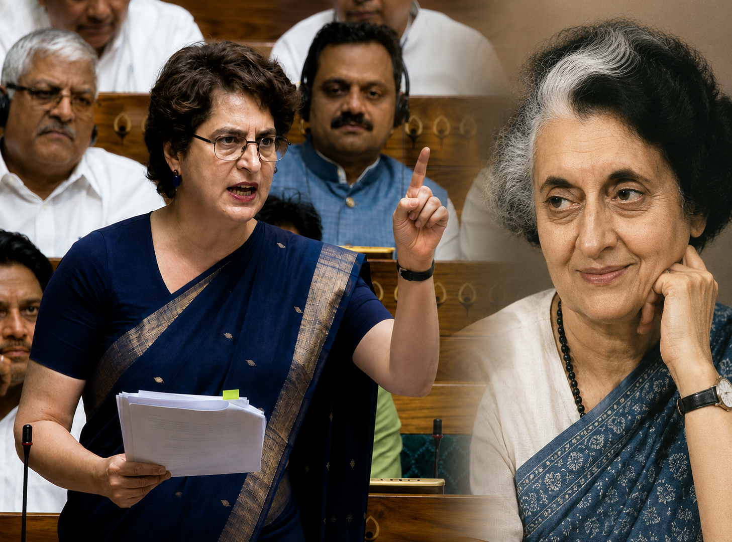 లోక్‌సభలో ప్రియాంక స్పీచ్ వైరల్..! ఇందిరమ్మను గుర్తు చేశారా..?