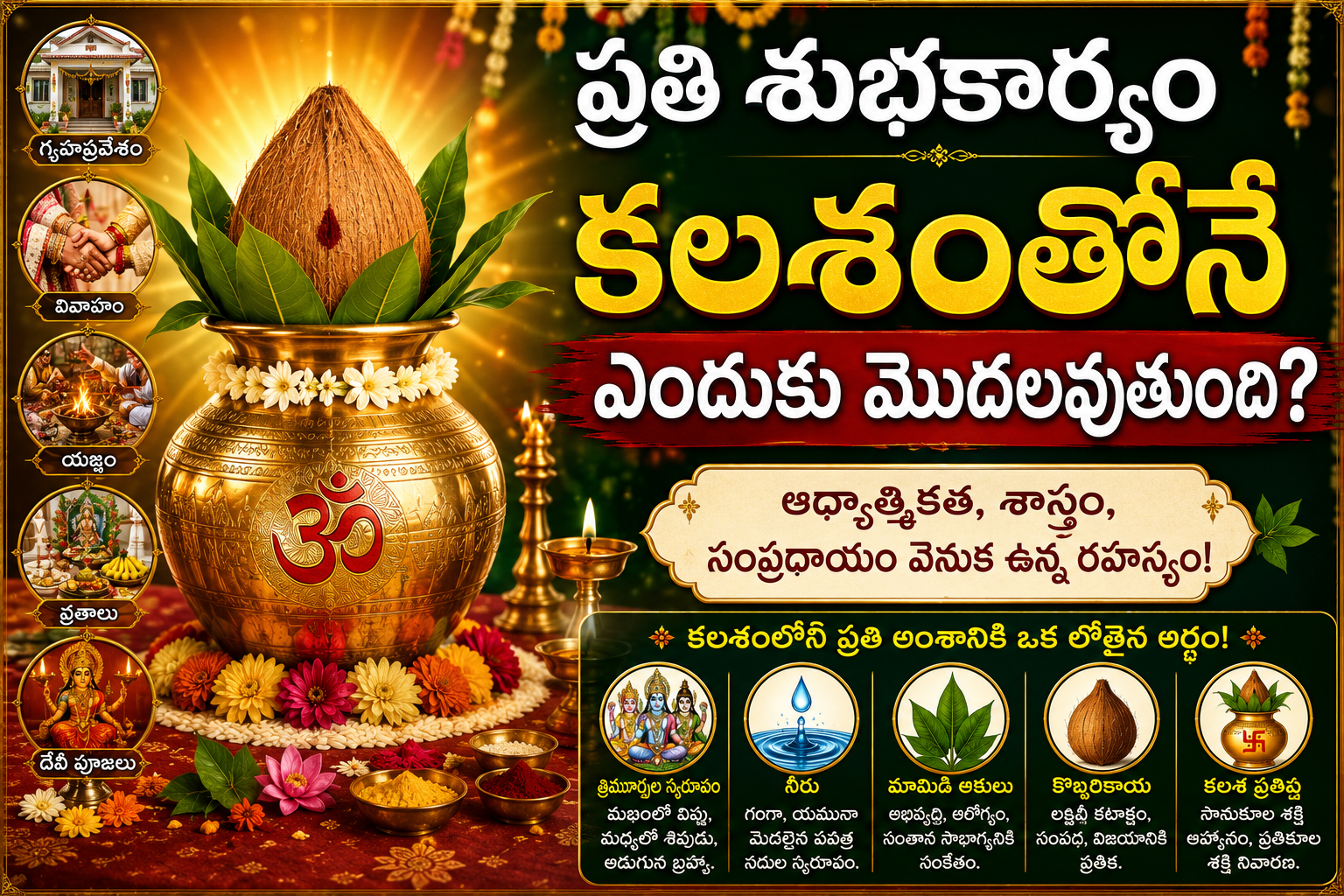 Spirituality: ప్రతి శుభకార్యం కలశంతోనే ఎందుకు మొదలవుతుంది?..