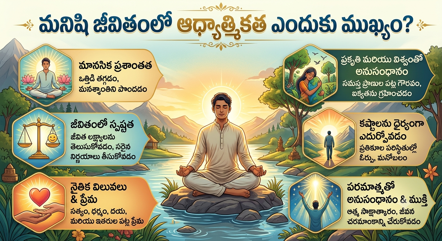 Spiritual: మనిషి జీవితంలో ఆధ్యాత్మికత ఎందుకు ముఖ్యం?