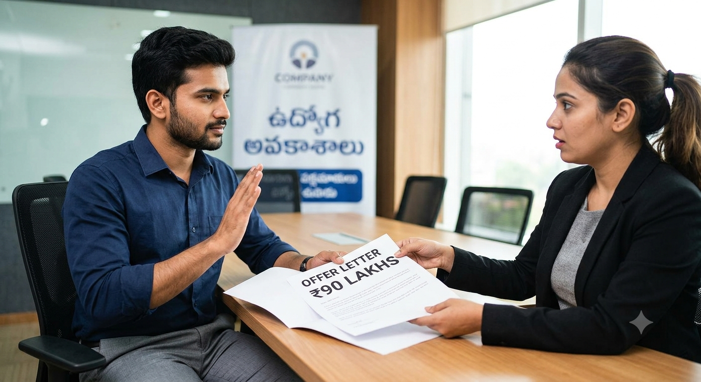 viral: రూ.90 లక్షల జాబ్కు నో చెప్పిన అభ్యర్థి.. కారణం వింటే షాక్ అవుతారు!..