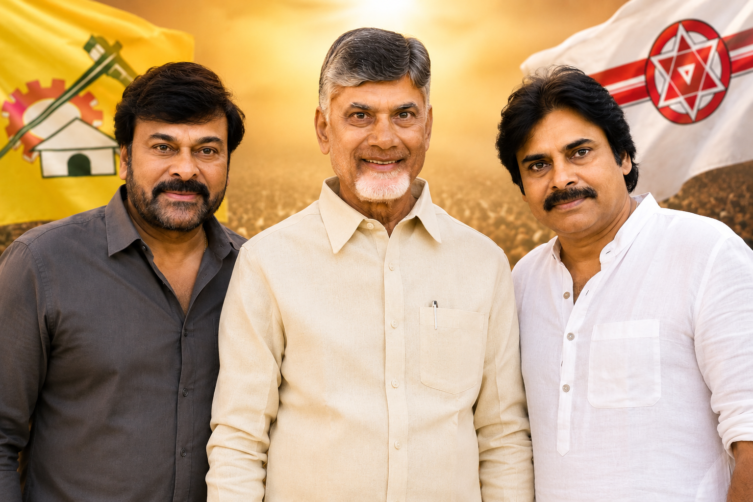 ఏపీ రాజ‌కీయాల్లోకి చిరు రీ ఎంట్రీ..? చంద్ర‌బాబు మెగా ప్లాన్!
