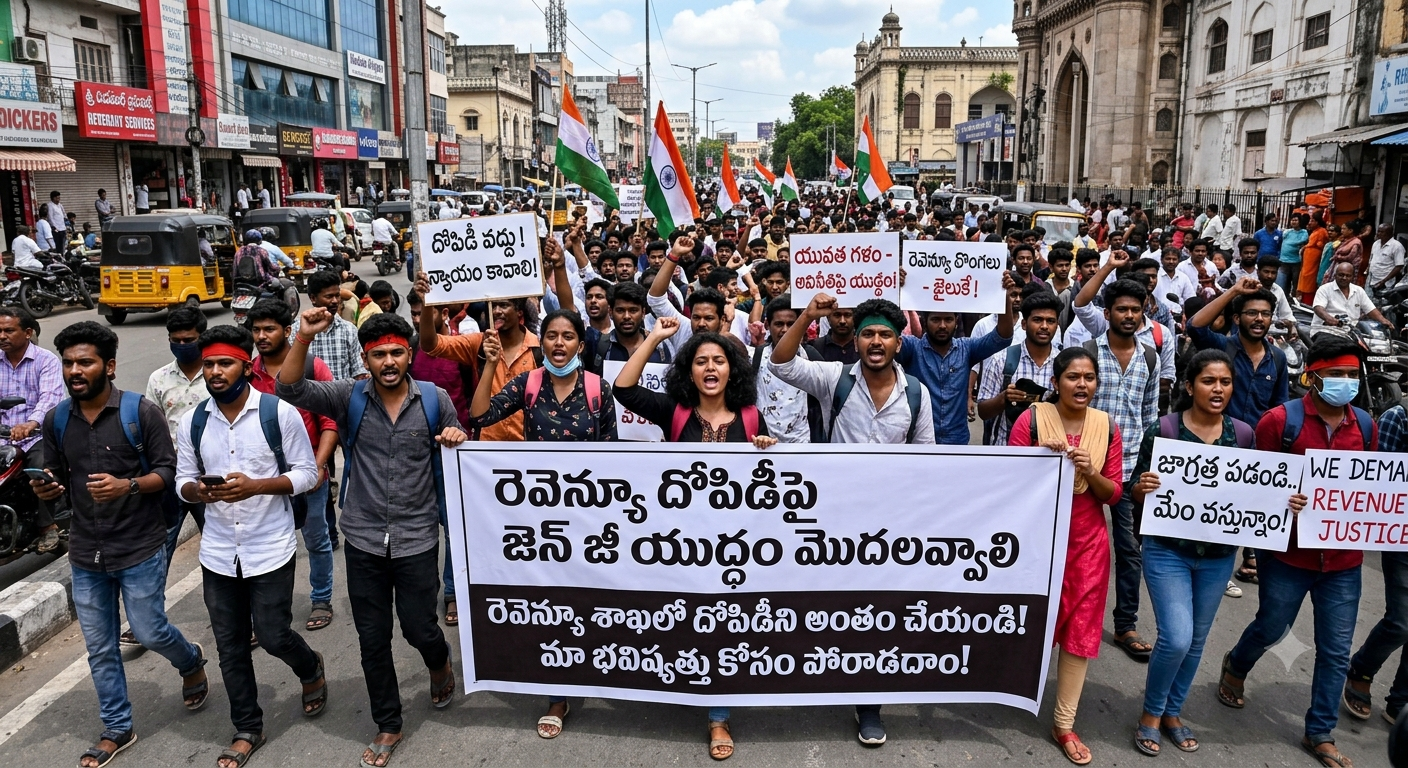 రెవెన్యూ దోపిడీపై  జెన్ జీ యుద్ధం  మొదలవ్వాలి