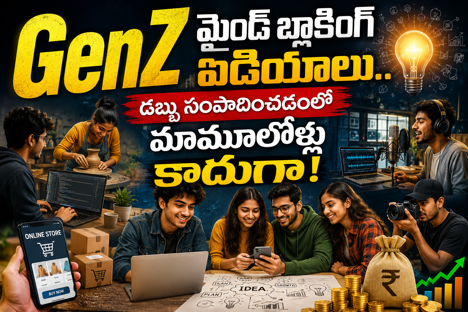 GenZ మైండ్ బ్లాకింగ్ ఐడియాలు.. డబ్బు సంపాదించడంలో మామూలోళ్లు కాదుగా!