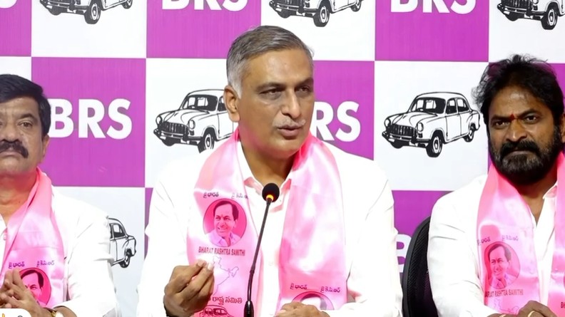 Harishrao: రైతులకు నీళ్లు ఇవ్వడానికి నా రక్తమైనా ఇస్తా: సీఎంపై హరీశ్ రావు తీవ్ర విమర్శలు