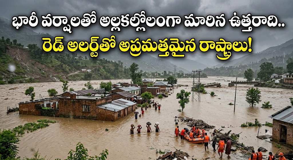 భారీ వర్షాలతో అల్లకల్లోలంగా మారిన ఉత్తరాది..  రెడ్ అలర్ట్‌తో అప్రమత్తమైన రాష్ట్రాలు!..