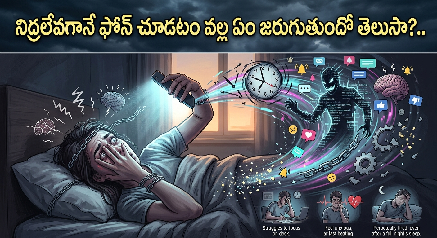 Health: నిద్రలేవగానే ఫోన్ చూడటం వల్ల ఏం జరుగుతుందో తెలుసా?..