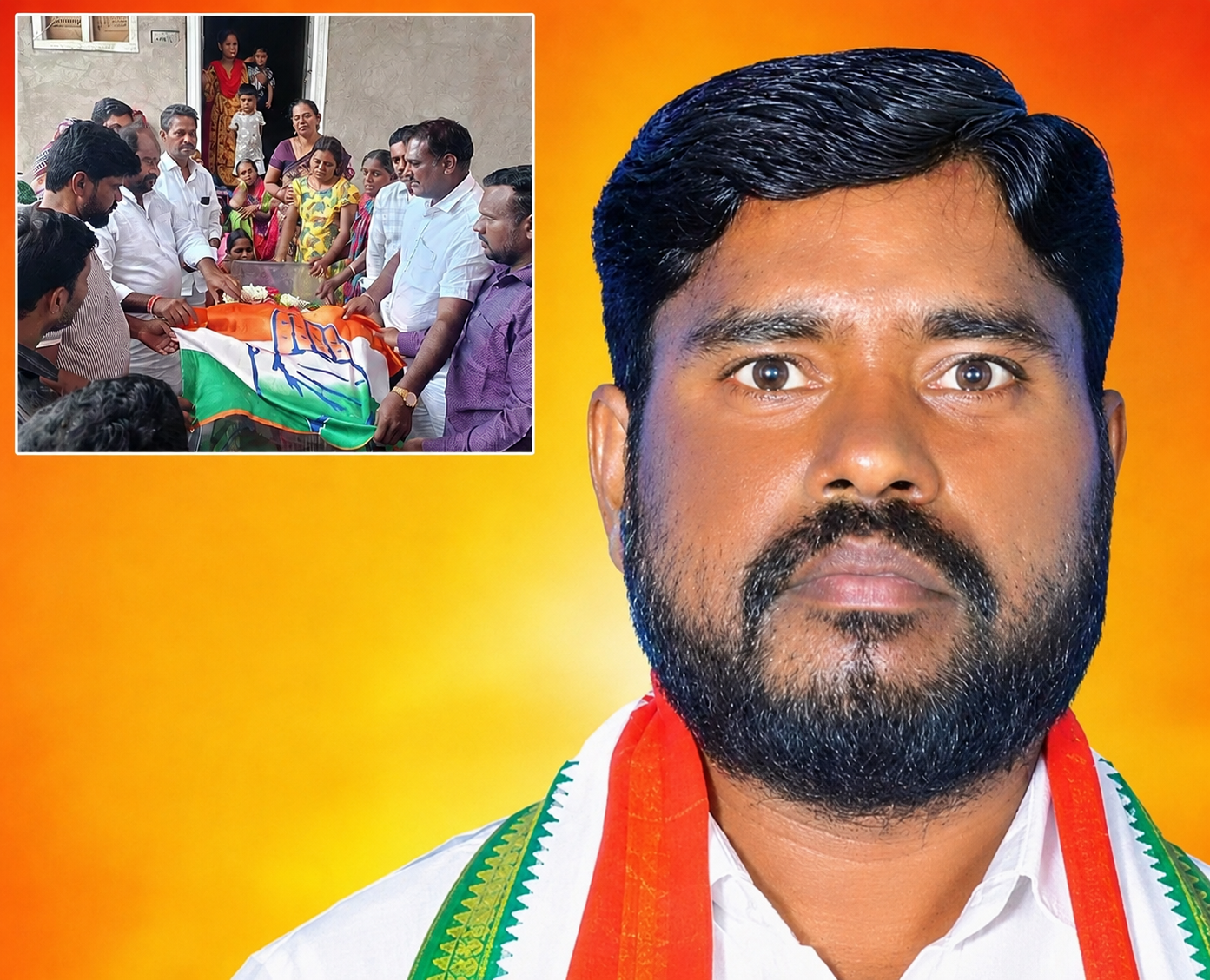 సీఎం సభలో అస్వస్థతకు గురైన కాంగ్రెస్ నేత మృతి