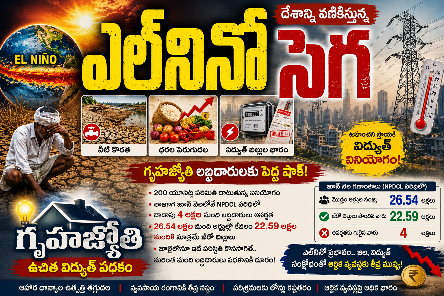 Elnino Effect: ఎల్నినో సెగ.. భారీగా పెరగనున్న ధరలు!
