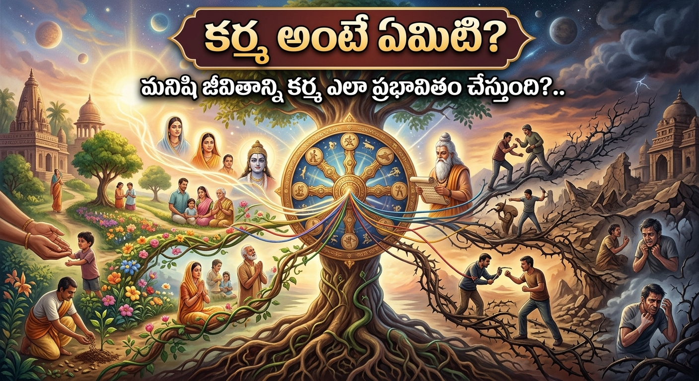 Spirituality: కర్మ అంటే ఏమిటి?.. మనిషి జీవితాన్ని కర్మ ఎలా ప్రభావితం చేస్తుంది?..