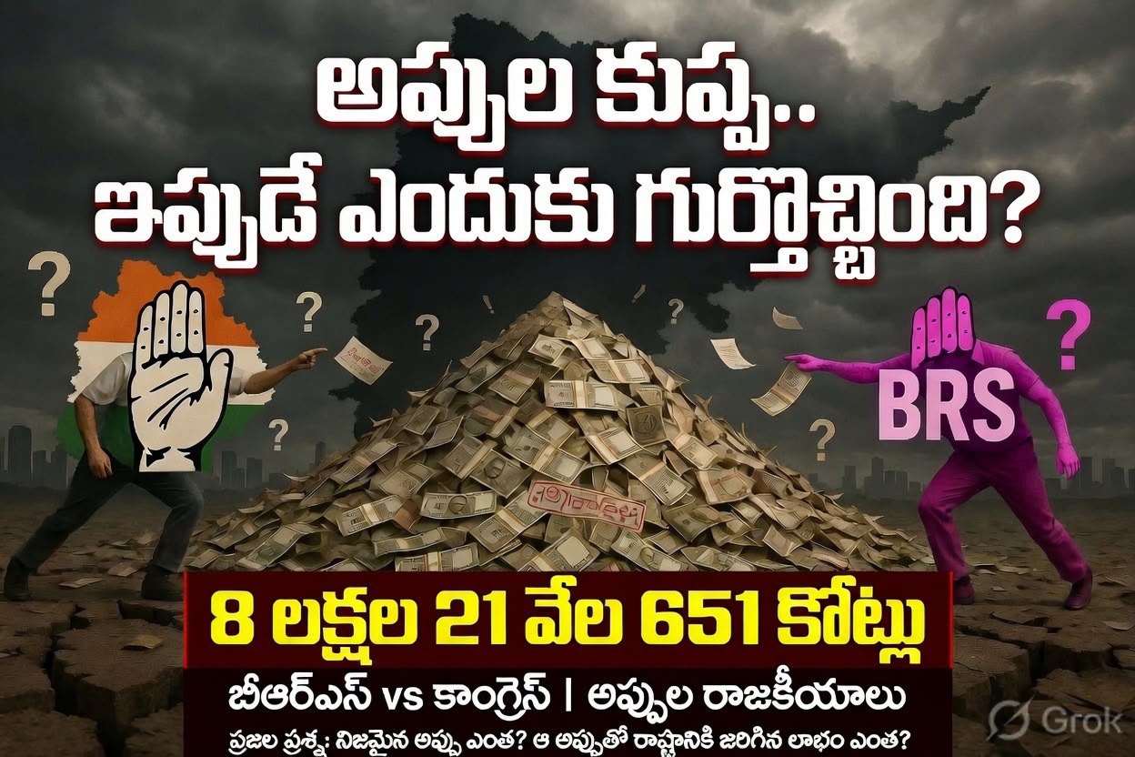 అప్పుల కుప్ప.. ఇప్పుడే ఎందుకు గుర్తొచ్చింది?