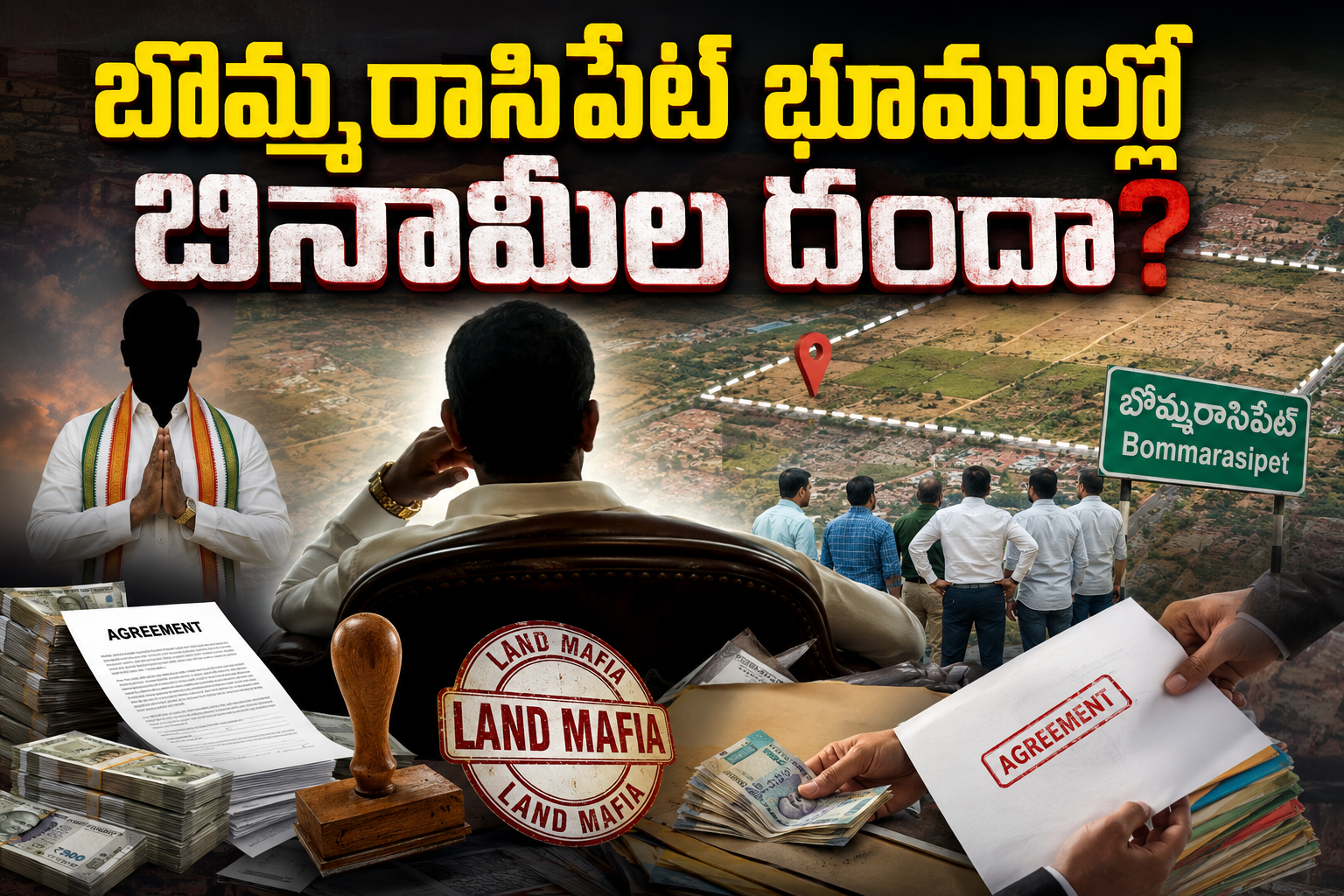 Bommarasipet lands: బొమ్మరాసిపేట్ భూముల్లో బినామీల దందా?