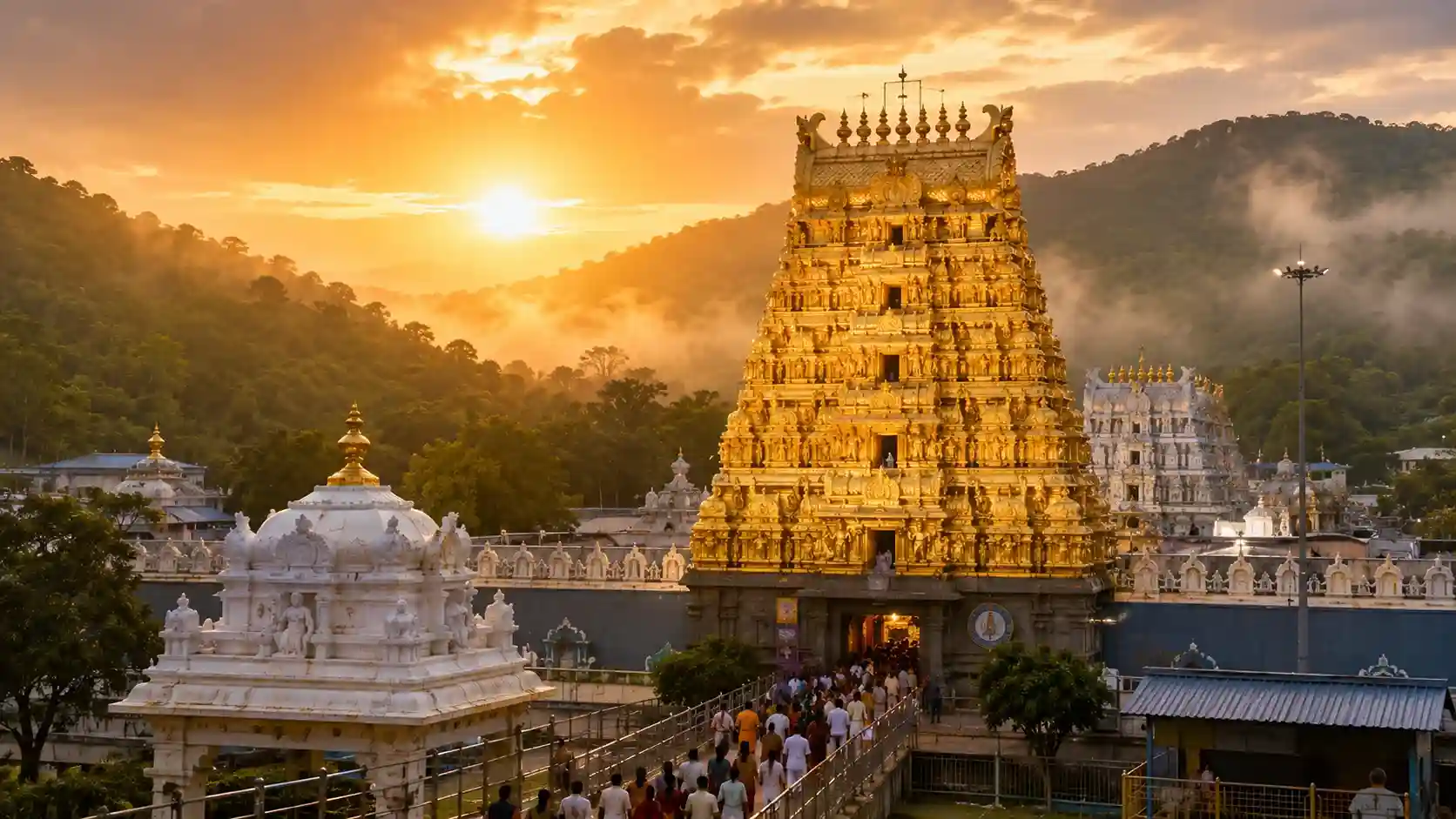 తిరుమలలో శ్రీవారి భక్తుల కిటకిట: సర్వదర్శనానికి 12 గంటల సమయం!