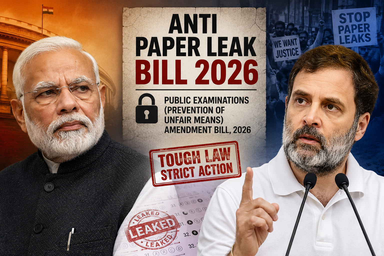 యాంటీ పేప‌ర్ లీక్ బిల్లు విద్యార్థుల‌కు ర‌క్ష‌ణా..? కేంద్రం చేతిలో రాజ‌కీయ అస్త్ర‌మా..?
